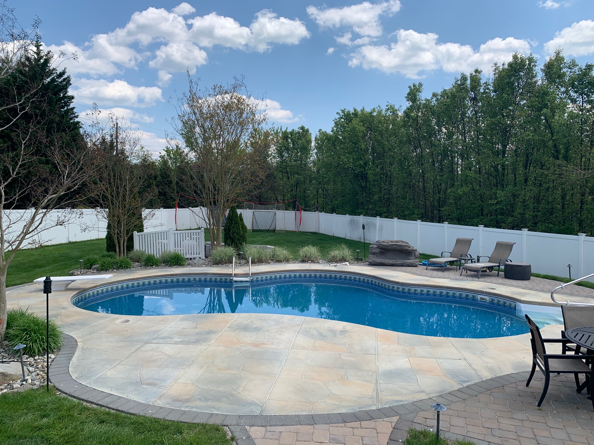 resurfaced pool deck